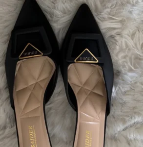 Midnight Charm Black Demi-Heels