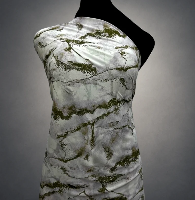 Marble Mist Chiffon