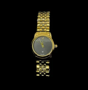Maxel Gold-Tone Women's Round Watch with Date