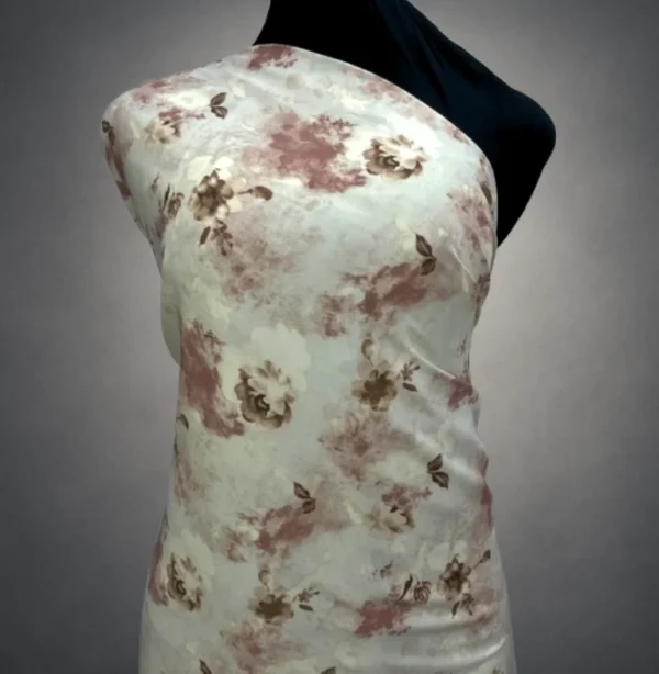 Elegant Floral Satin