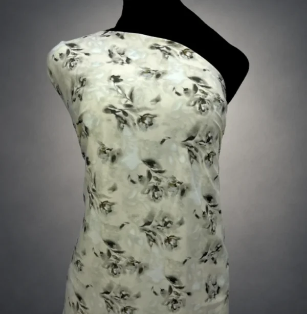 Soft Floral Crepe