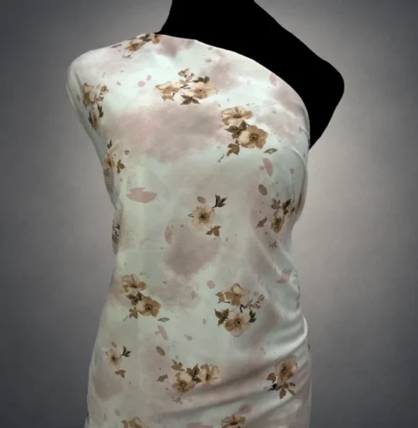 Blush Floral Crepe