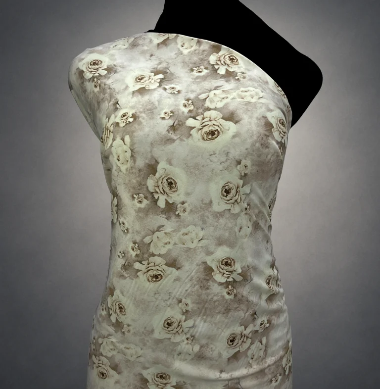Vintage Rose Crepe